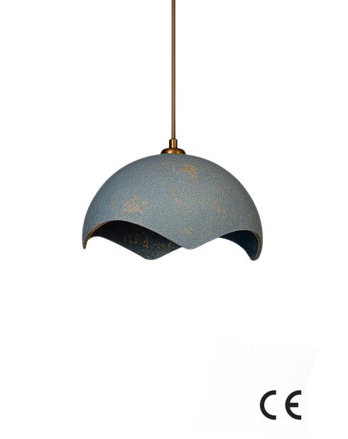 Suspensión BK204 azul/dorada - 22 a 62 cm