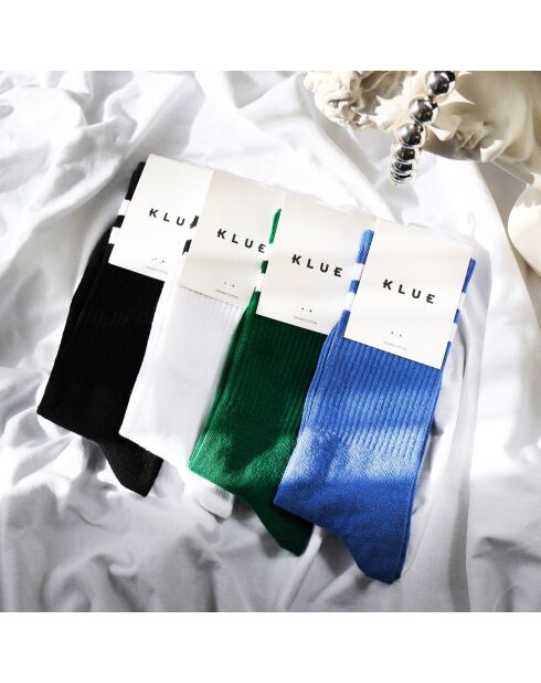 Confezione da 4 paia di calzini da tennis Vintage multicolore in cotone biologico