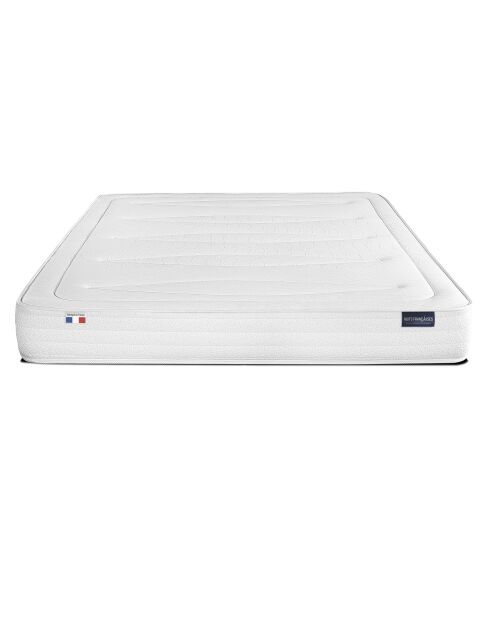 Matelas L'Opera gris bleu et blanc - 200x200 cm