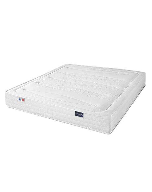 Matelas L'Opera gris bleu et blanc - 200x200 cm
