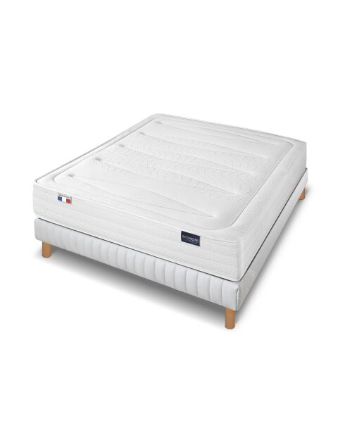 Set L'Opera grigio blu e bianco - 140x200 cm