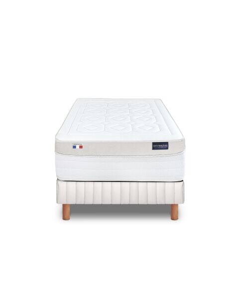 Set grigio e bianco borbonico - 90x190 cm