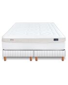 Set grigio borbonico e bianco - 160x200 cm