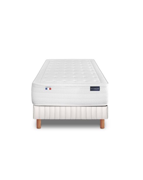 Set L'Elysée grigio e bianco - 90x200 cm