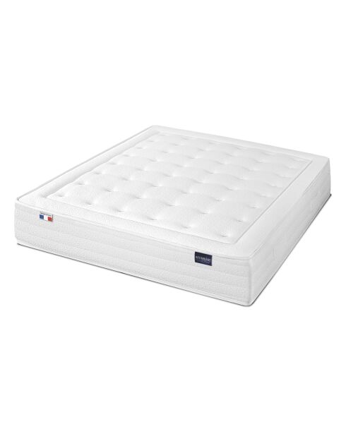 Matelas L'Elysee gris et blanc - 200x200 cm