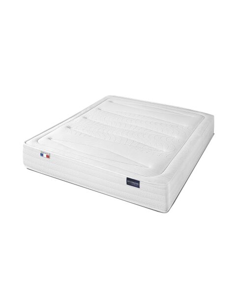 Matelas L'Opera gris bleu et blanc - 140x190 cm