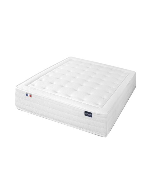 Matelas l'elysee gris et blanc - 140x190 cm