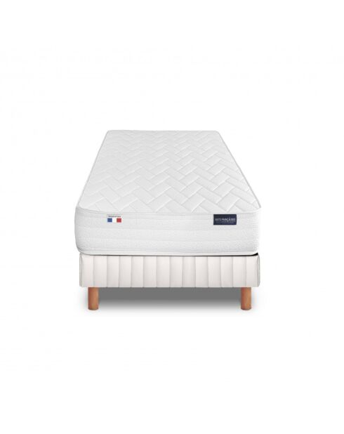 Ensemble L'Atelier gris et blanc - 80x200 cm