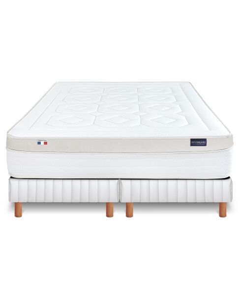 Set grigio e bianco borbonico - 180x200 cm