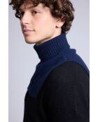 Dolcevita in cashmere blu