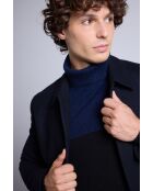 Dolcevita in cashmere blu