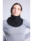 Girocollo in cashmere nero