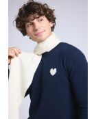 sciarpa bianca unisex in cashmere