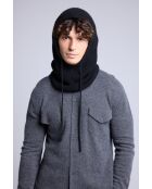 Zwarte bivakmuts van kasjmier, uniseks