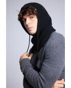 Zwarte bivakmuts van kasjmier, uniseks