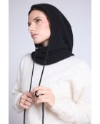 Zwarte bivakmuts van kasjmier, uniseks