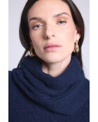 Girocollo in cashmere blu marino