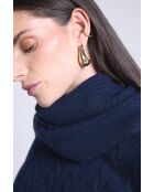 Girocollo in cashmere blu marino