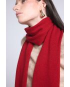 Sciarpa unisex in cashmere rosso bordeaux