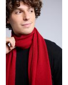 Sciarpa unisex in cashmere rosso bordeaux