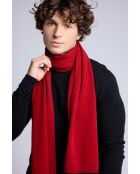 Sciarpa unisex in cashmere rosso bordeaux