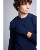 Gants en cachemire unisexe bleu marine