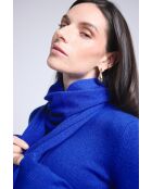 sciarpa unisex in cashmere blu reale