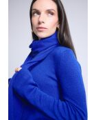 sciarpa unisex in cashmere blu reale
