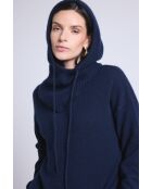 Marineblaue Unisex-Sturmhaube aus Cashmere