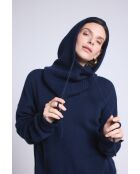 Marineblaue Unisex-Sturmhaube aus Cashmere