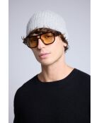 Bonnet en cachemire unisexe gris clair