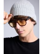 Bonnet en cachemire unisexe gris clair