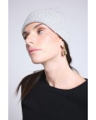 Bonnet en cachemire unisexe gris clair
