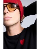 Bordeauxrode uniseks kasjmierhoed