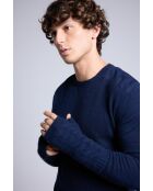 Marineblaue Unisex-Kaschmirhandschuhe