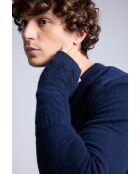 Marineblaue Unisex-Kaschmirhandschuhe