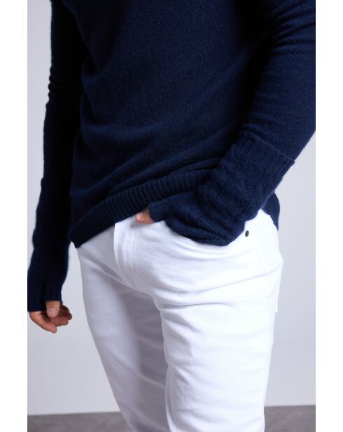 Marineblaue Unisex-Kaschmirhandschuhe