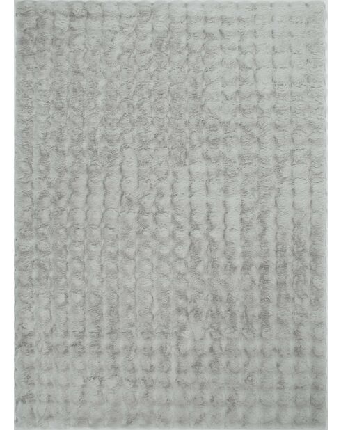 BUBBLE 292 grauer Teppich