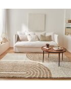 Tapis shaggy Olympe 1069 beige