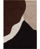 Tapis shaggy Palerme 1060 marron