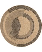 Kussenhoes Nature Jute-look 8865 beige/zwart