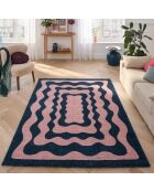 Tapis GROOVY 382 bleu/rose