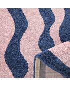 Tapis GROOVY 382 bleu/rose