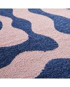 Tapis GROOVY 382 bleu/rose