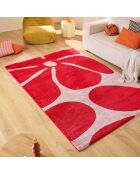Tapis GROOVY 385 rouge/rose