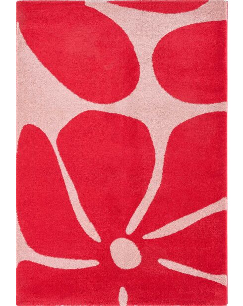 Tapis GROOVY 385 rouge/rose