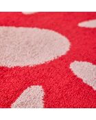 Tapis GROOVY 385 rouge/rose