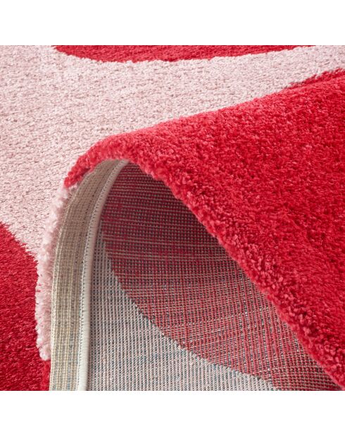 Tapis GROOVY 385 rouge/rose