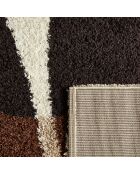 Tapis shaggy Palerme 1061 marron