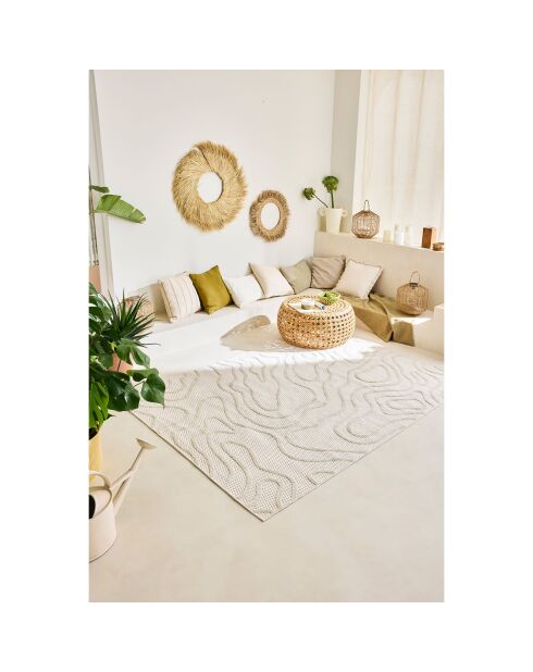 Alfombra blanca SANTORINI 985